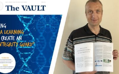 cryptovision veröffentlicht Artikel über alternative Finanzierungsmodelle für eID-Projekte in „The Vault“
